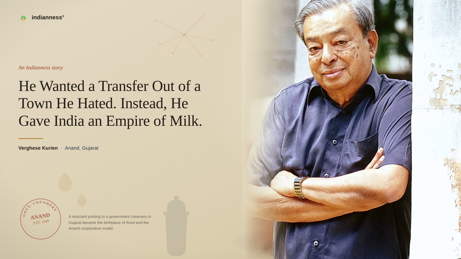 He Wanted a Transfer Out of a Town He Hated. Instead, He Gave India an Empire of Milk.