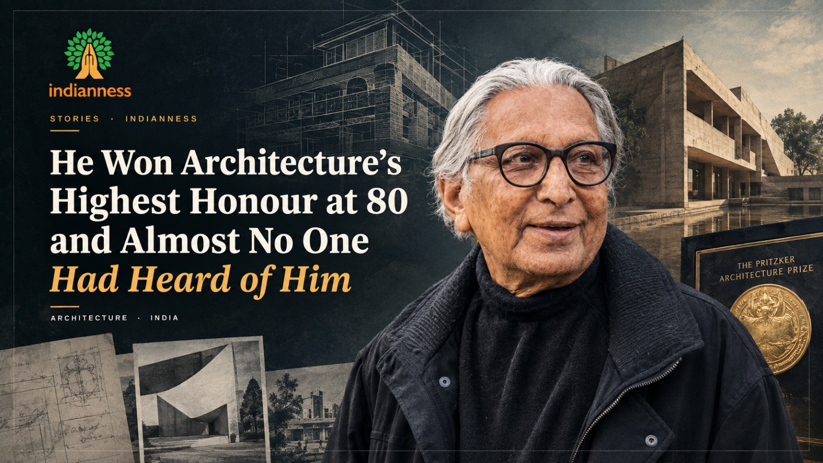 He Won Architecture’s Highest Honour at 80 — and Almost No One Had Heard of Him