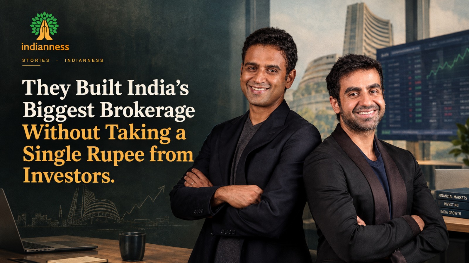 They Built India’s Biggest Brokerage Without Taking a Single Rupee From Investors